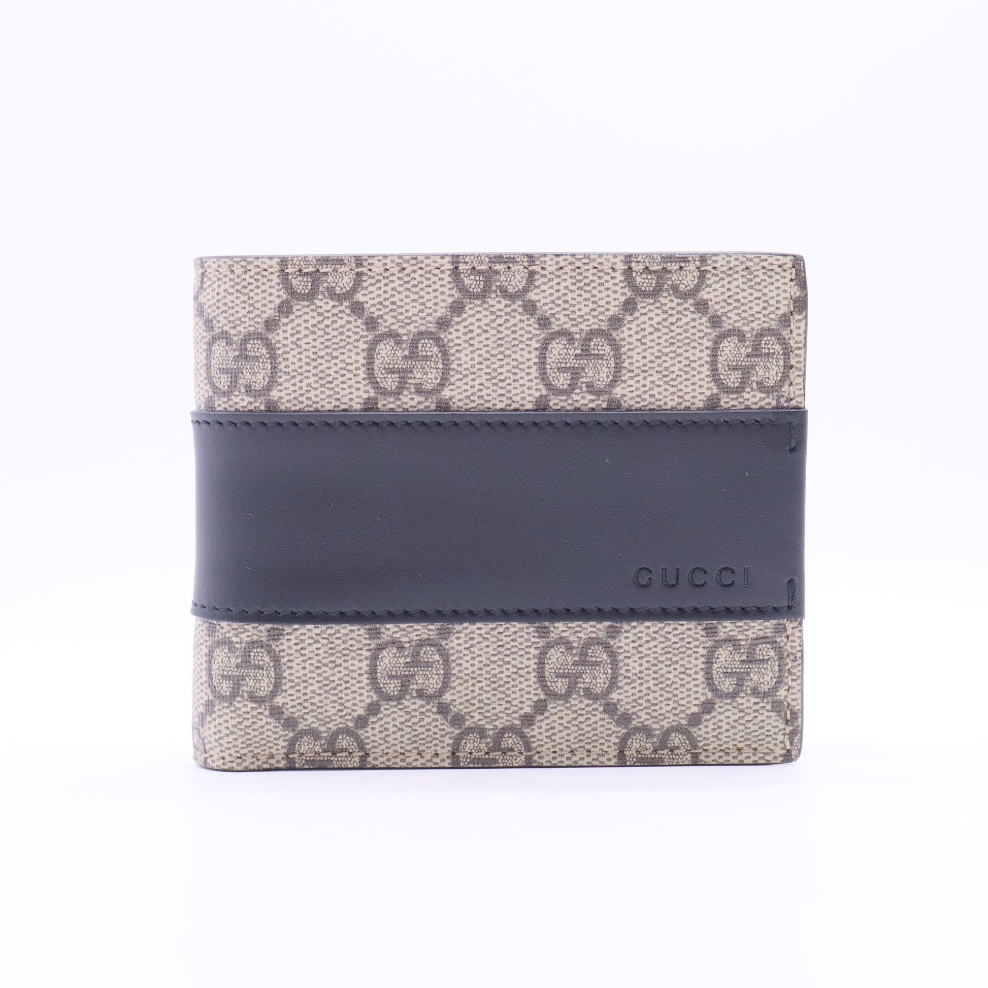 GG Supreme Monogram Wallet Black