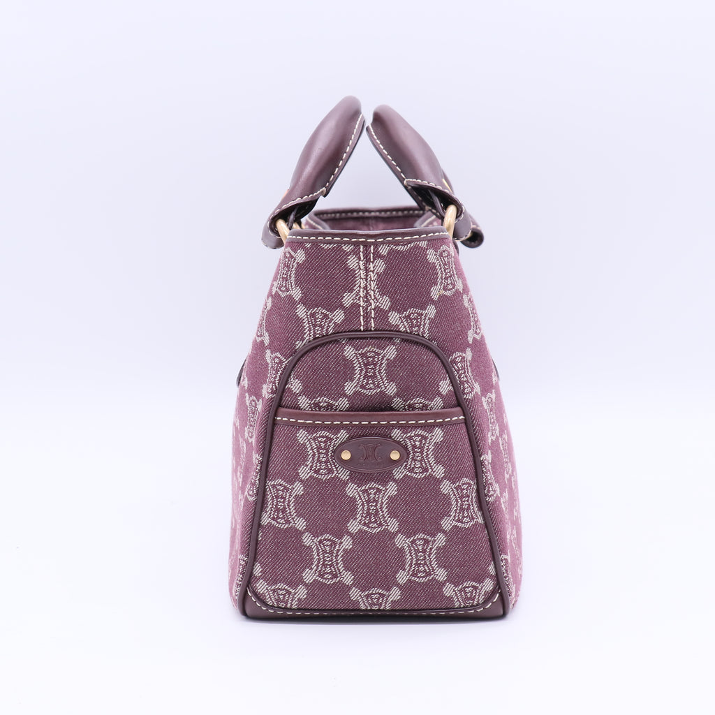 Céline Macadam Denim Boogie Handbag B21115