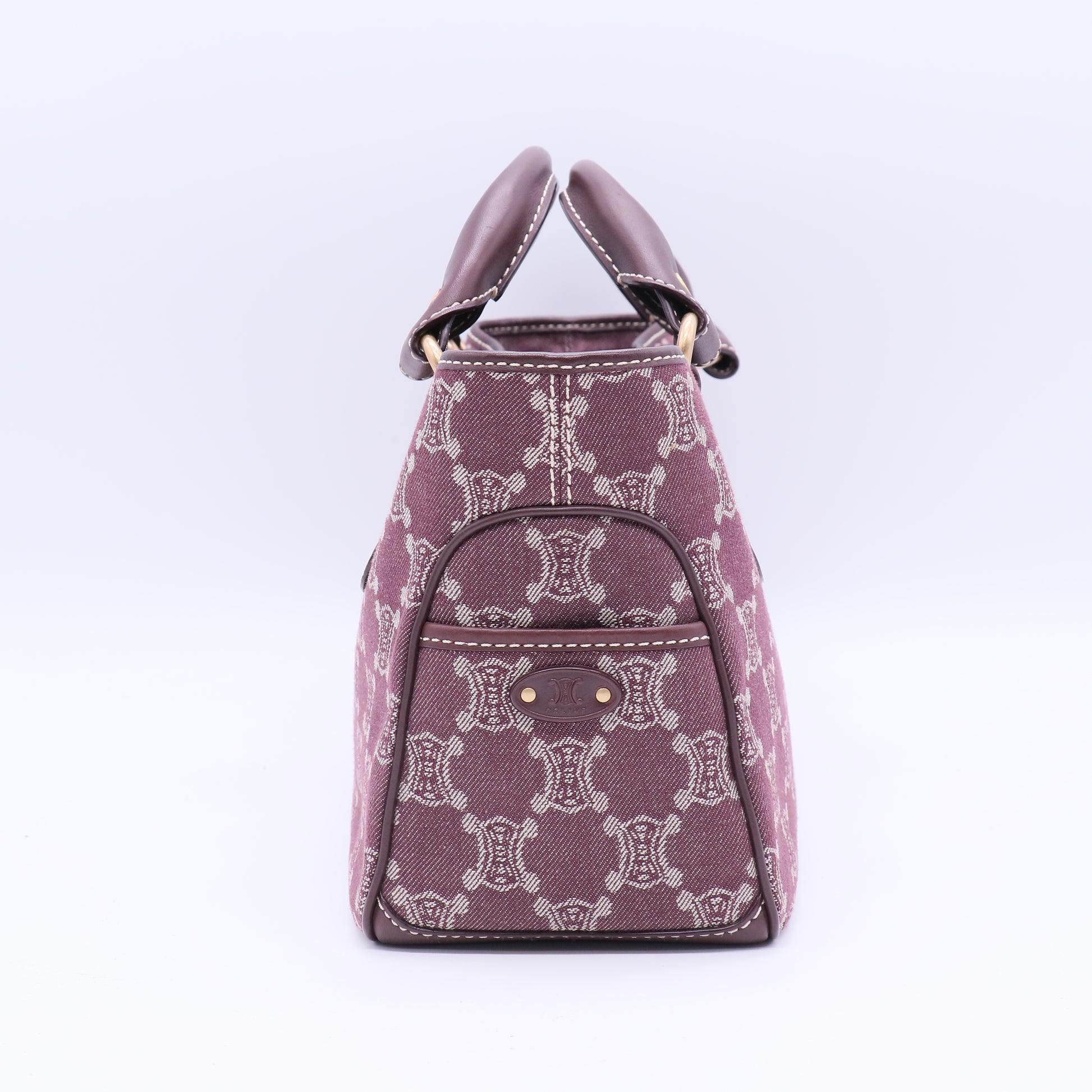 Céline Macadam Denim Boogie Handbag B21115