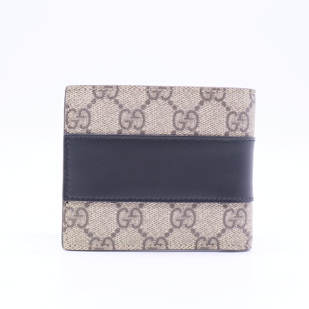 GG Supreme Monogram Wallet Black