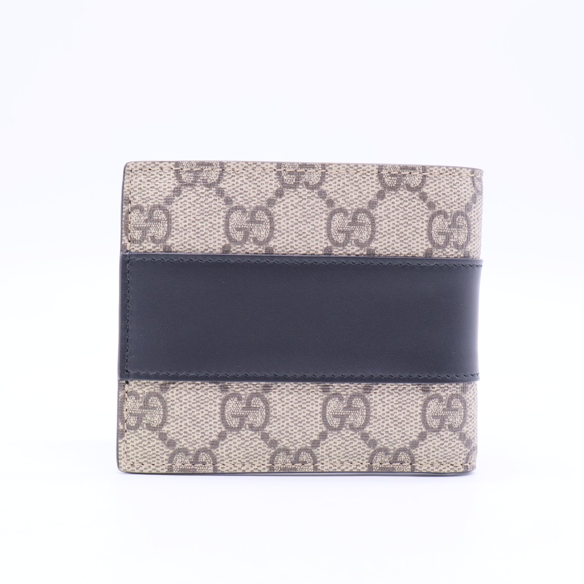 GG Supreme Monogram Wallet Black