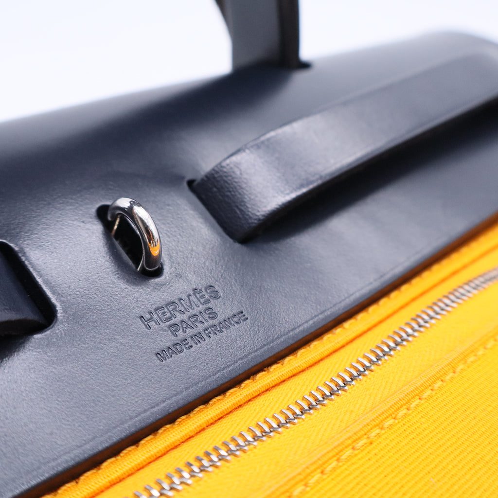Military Toile Vache Hunter Verso Herbag Zip Retourne 31 PM Jaune Or Bleu Outremer Bleu Saphir B20411