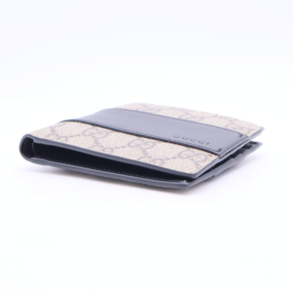 GG Supreme Monogram Wallet Black