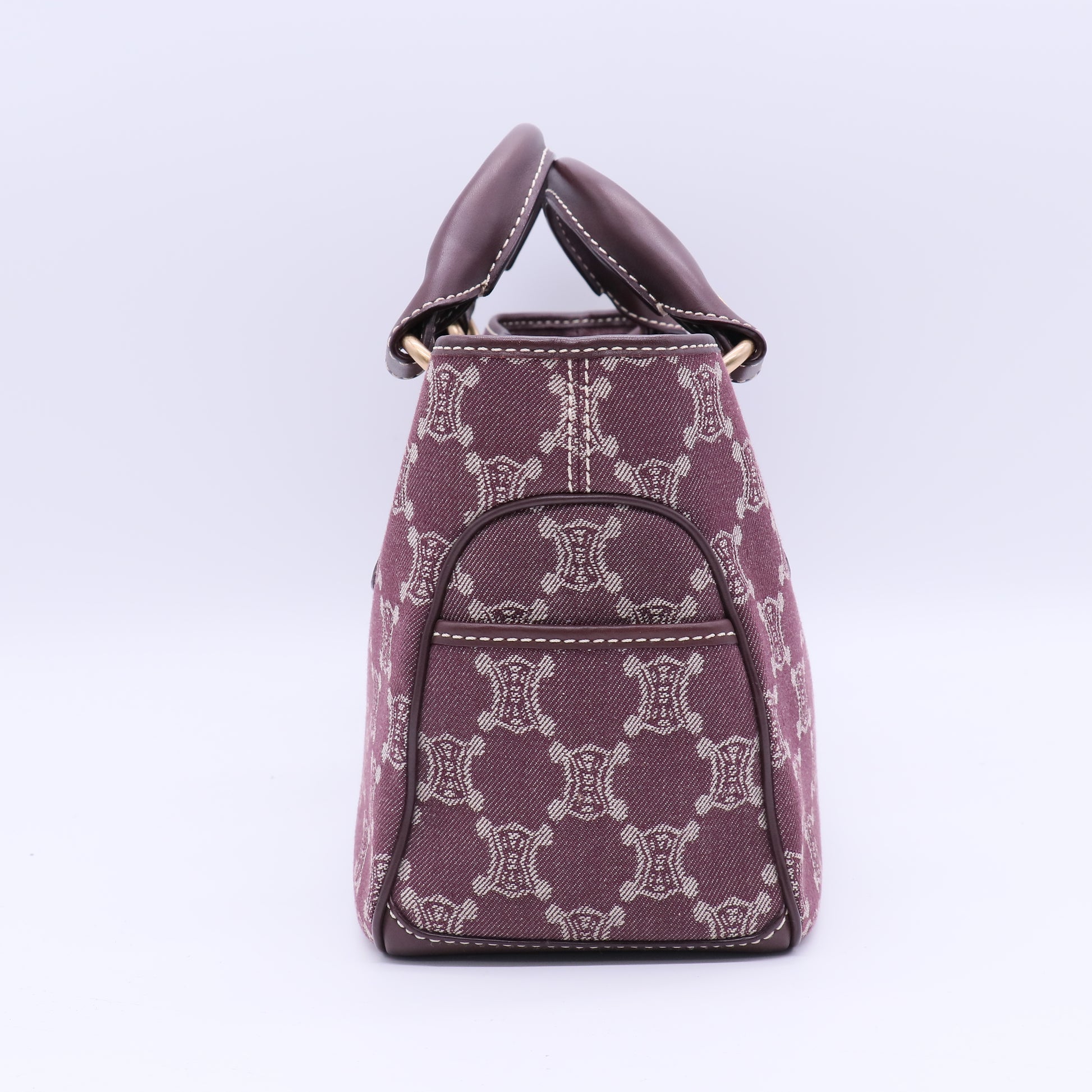 Céline Macadam Denim Boogie Handbag B21115