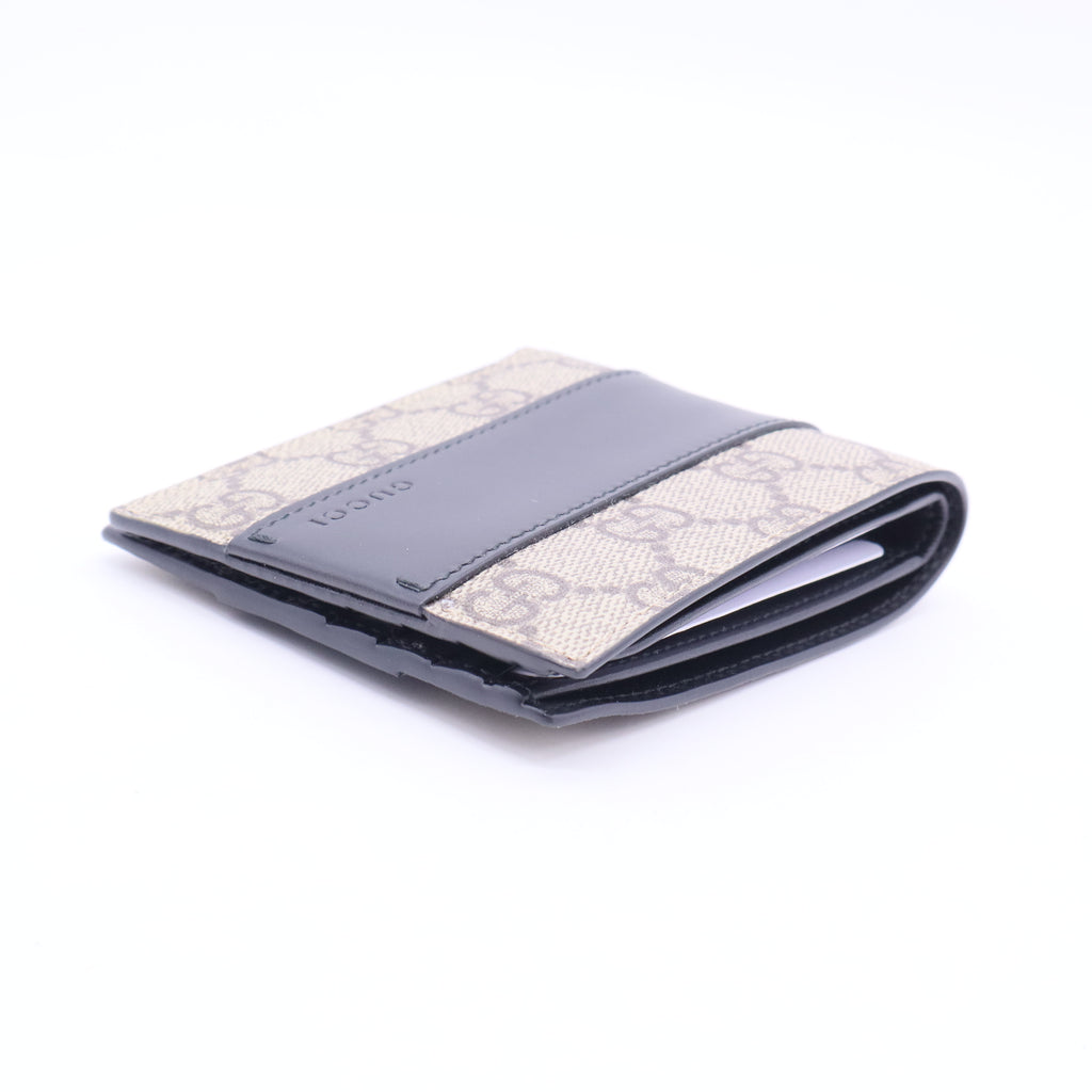 GG Supreme Monogram Wallet Black