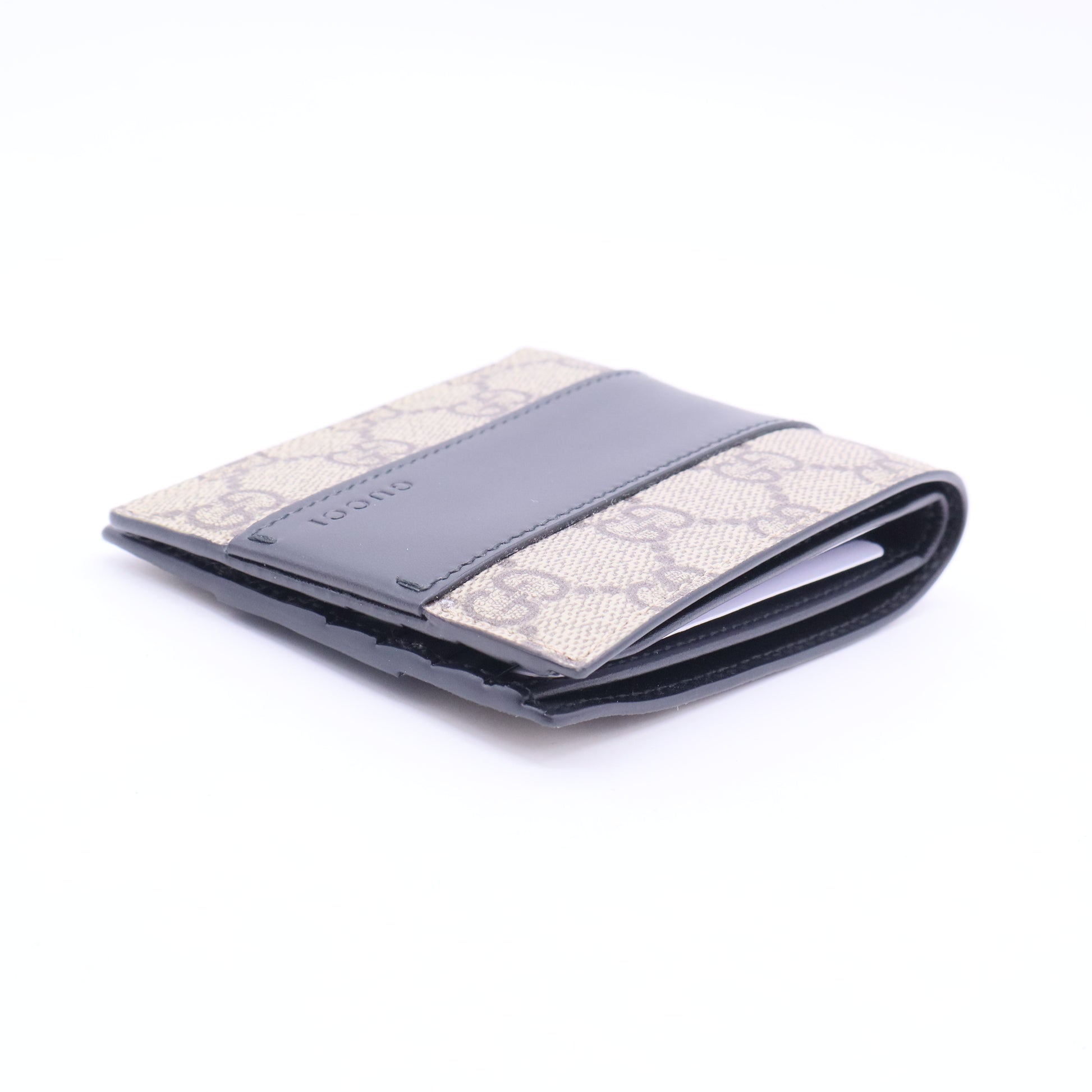 GG Supreme Monogram Wallet Black