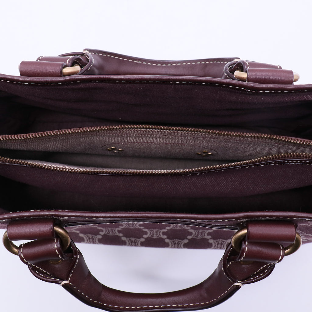 Céline Macadam Denim Boogie Handbag B21115
