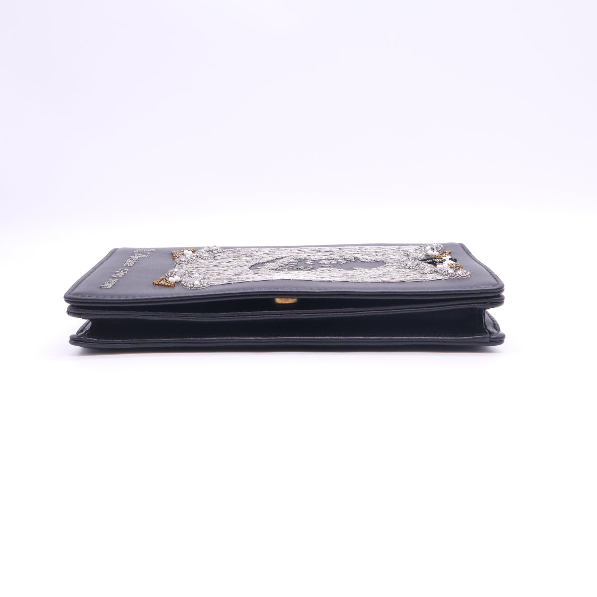 Dior Embroidered Leather Tarot Clutch Bag twins B24227