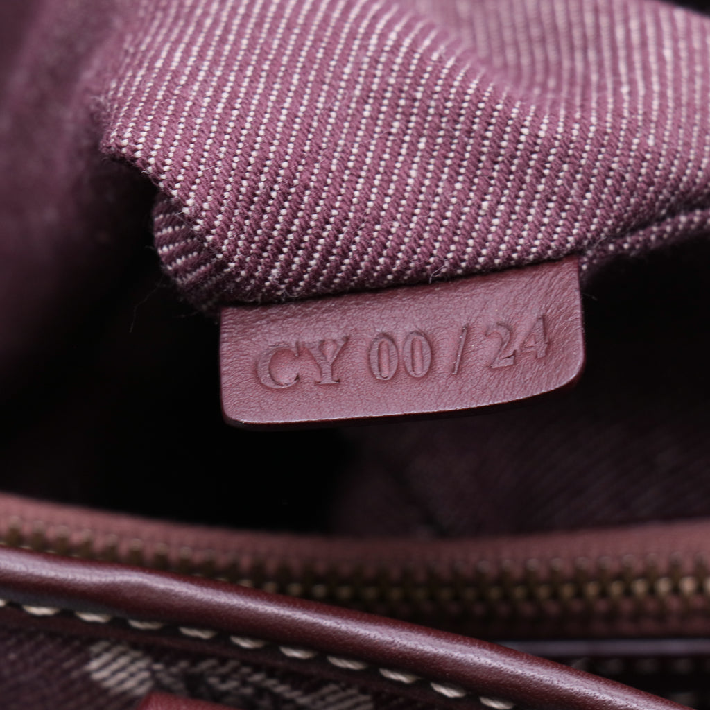 Céline Macadam Denim Boogie Handbag B21115