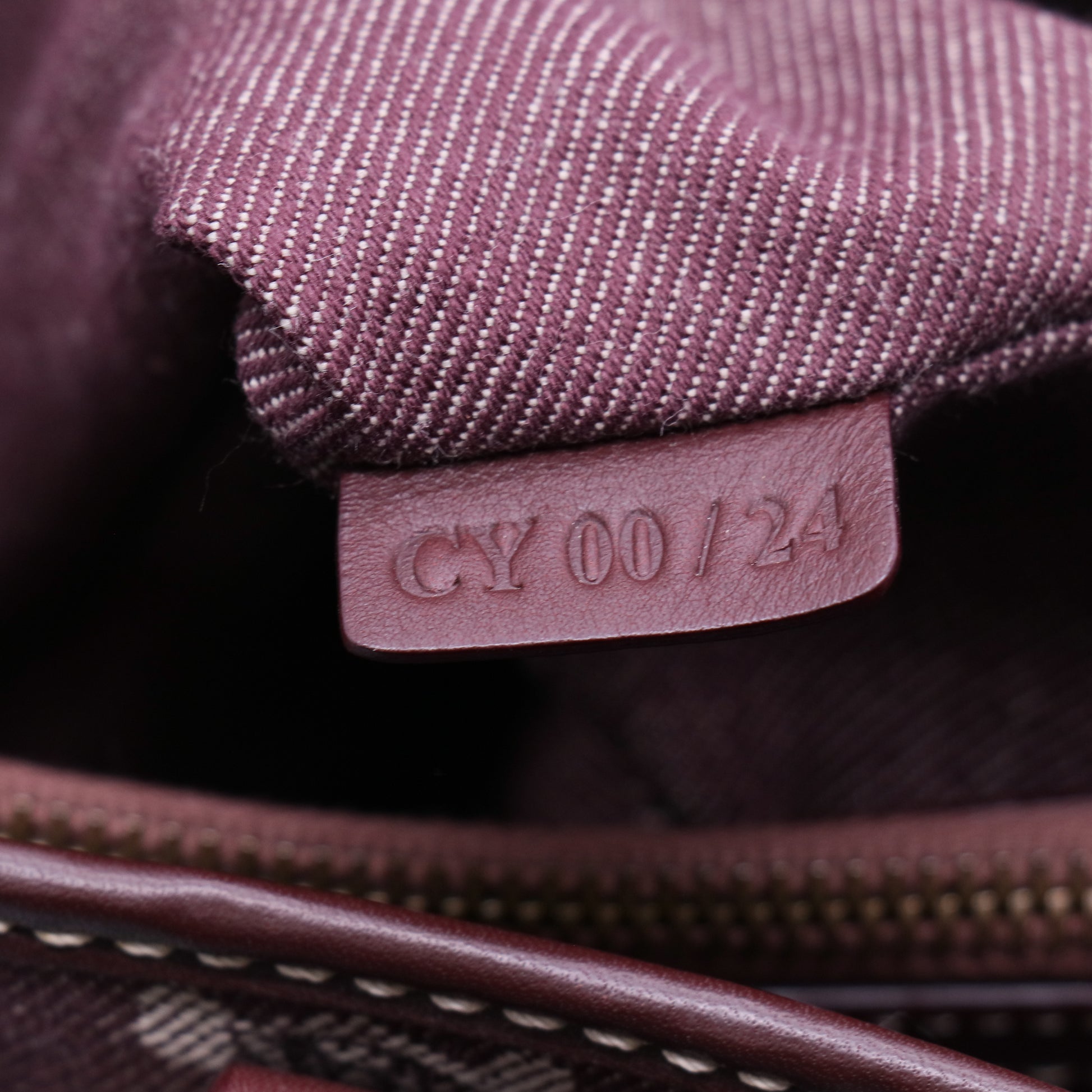 Céline Macadam Denim Boogie Handbag B21115