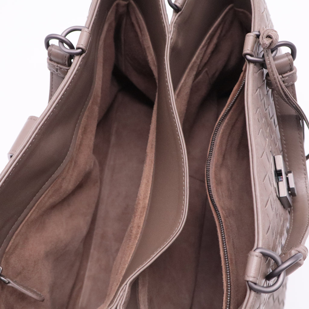 Roma Bag Intrecciato Nappa Large