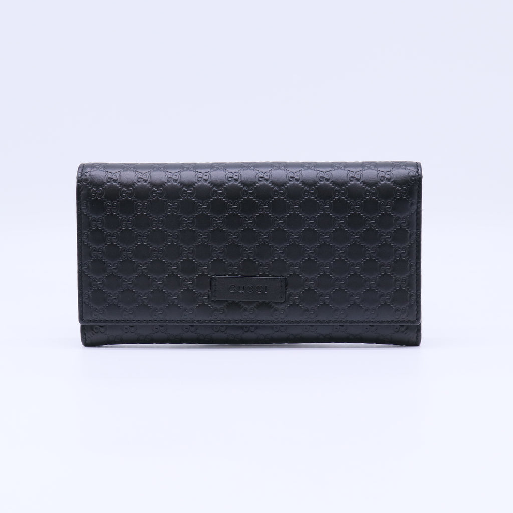 Gucci Microguccissima Leather Continental Flap Wallet W21801