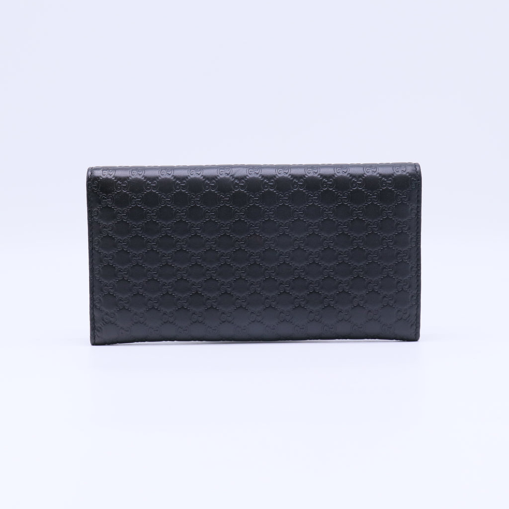 Gucci Microguccissima Leather Continental Flap Wallet W21801