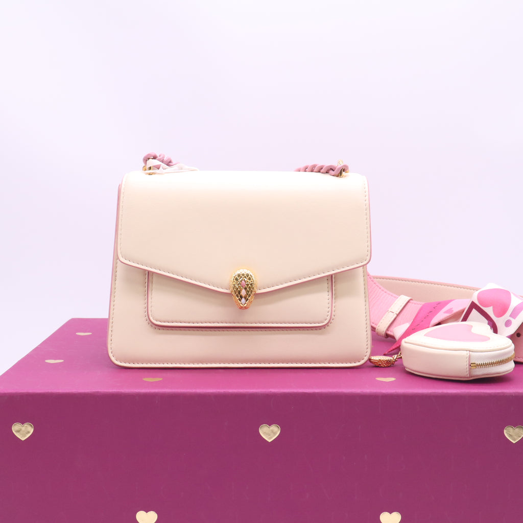 Bvlgari Serpenti Forever Shoulder Bag Valentine's Day Limited Edition twins B24228