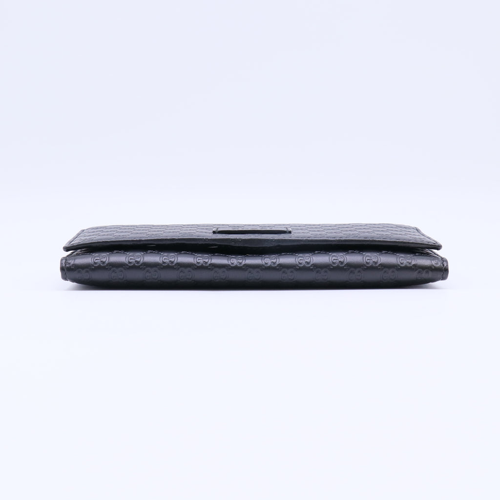Gucci Microguccissima Leather Continental Flap Wallet W21801