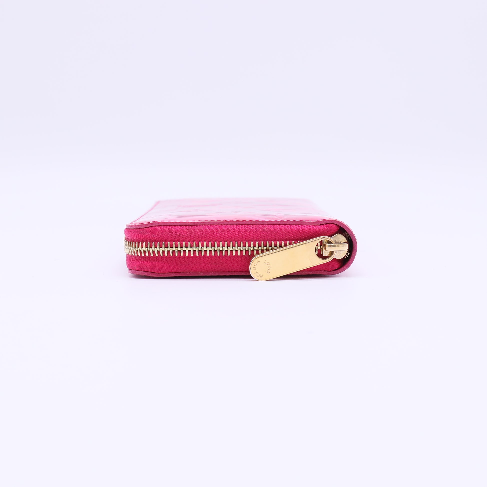 Louis Vuitton Pink Monogram Vernis Ikat Flower Zippy Continental W22119