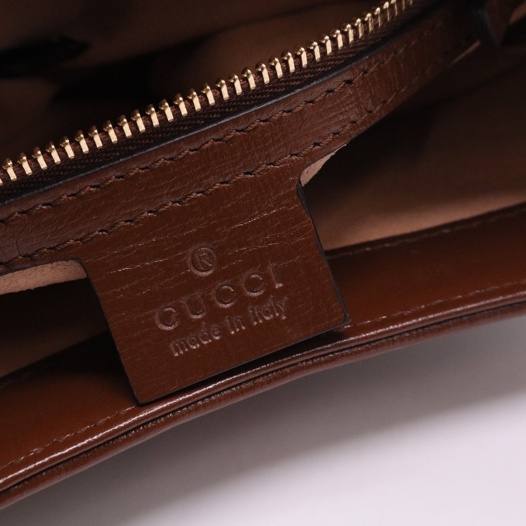 Brown Small GG Supreme Jackie 1961 Crossbody Beige Twins