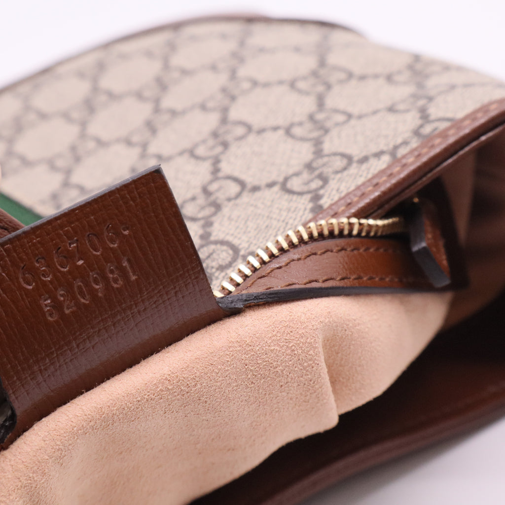 Brown Small GG Supreme Jackie 1961 Crossbody Beige Twins