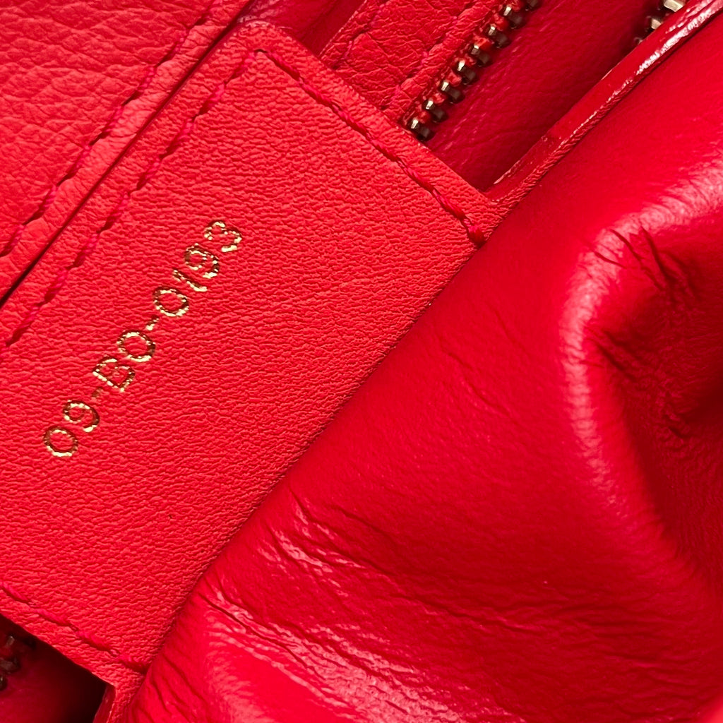 Dior Red Leather Large Diorling Shoulder Bag twins