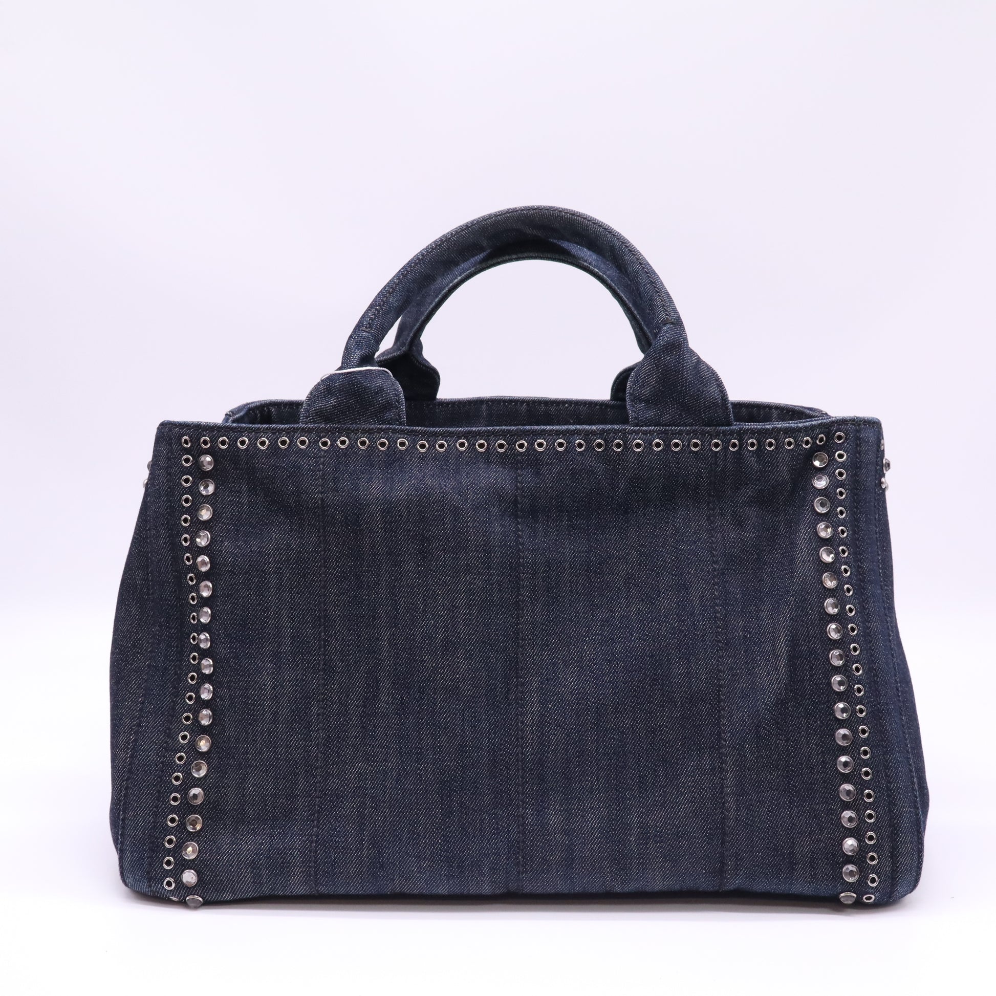 Canapa Convertible Tote Rhinestone Embellished Denim Large Twins LDJ4598