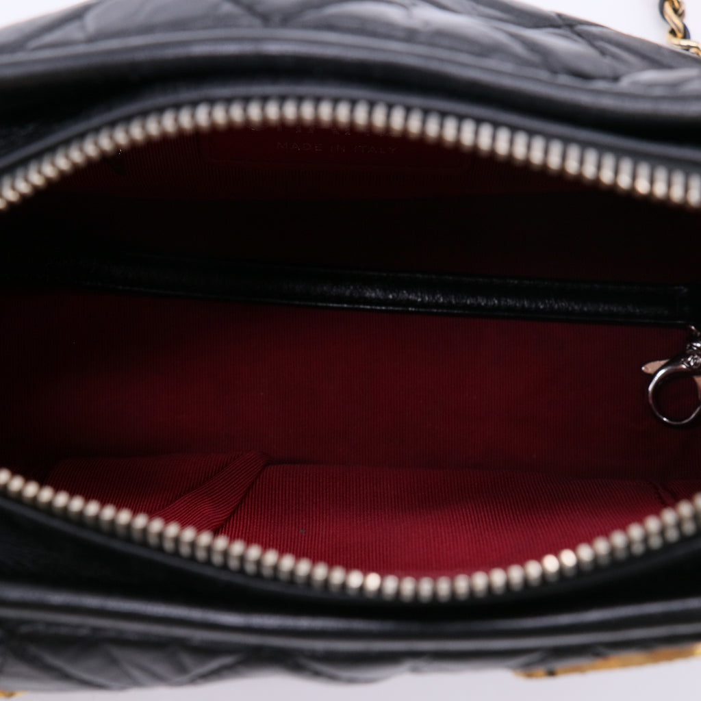 Chanel Gabrielle Hobo Embellished Quilted Aged Calfskin Small twins LDJ5091