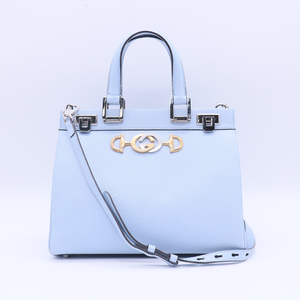 Gucci Interlocking G Horsebit Zumi Top Handle Bag Twins B21548