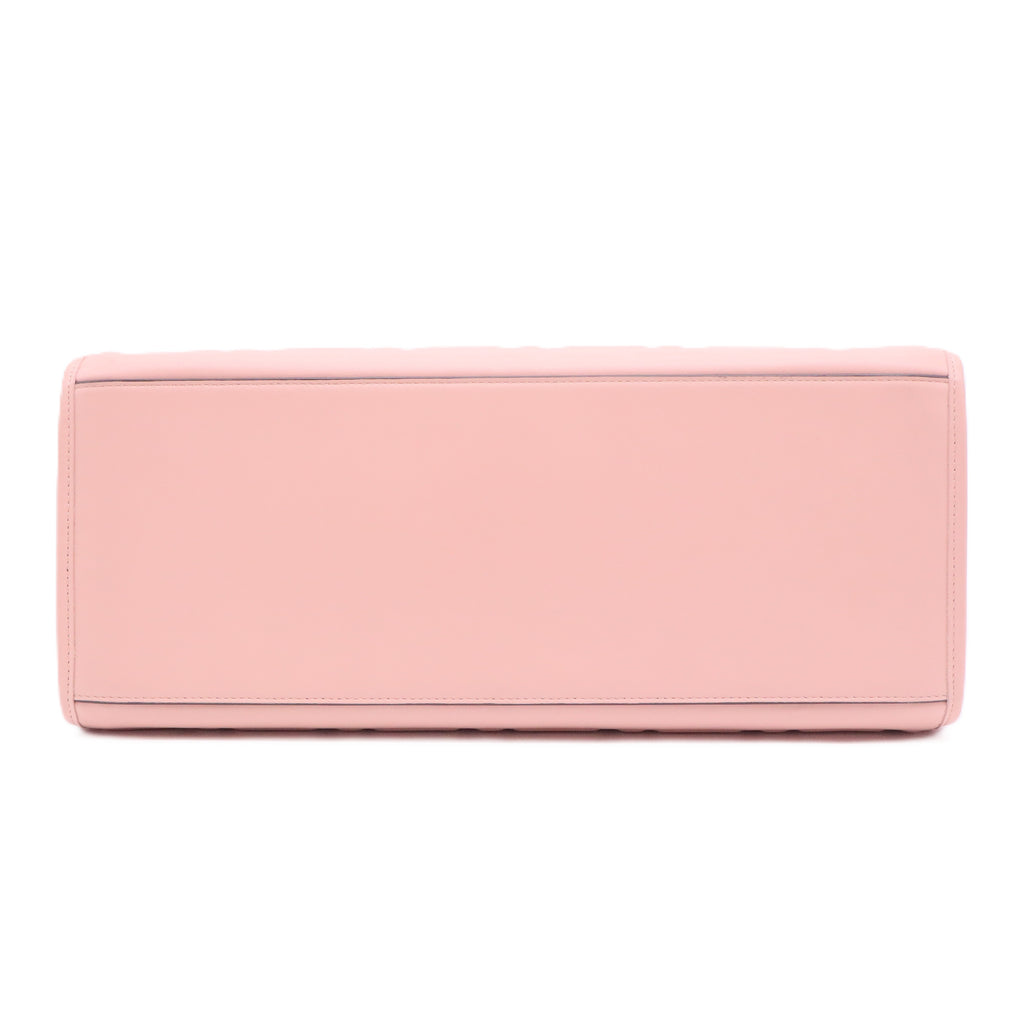 Sunshine Shopper Tote Zucca Embossed Leather Medium