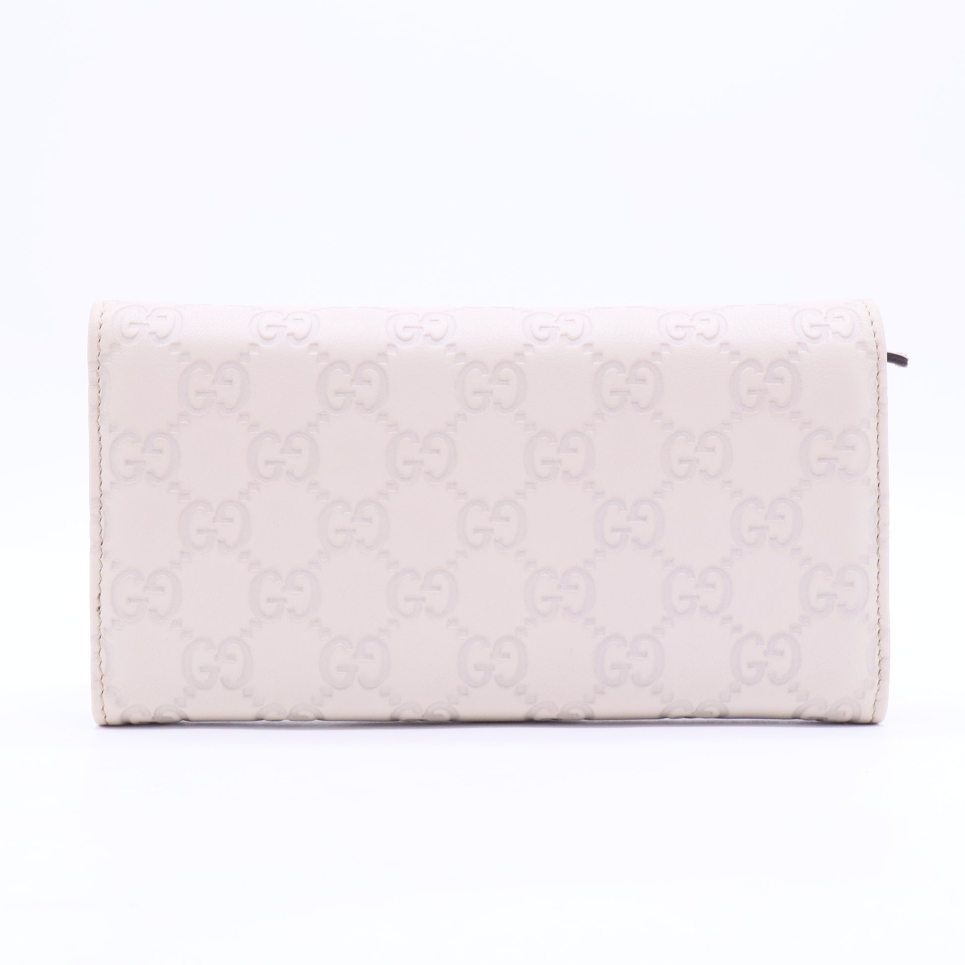 GG Signature Leather French Purse