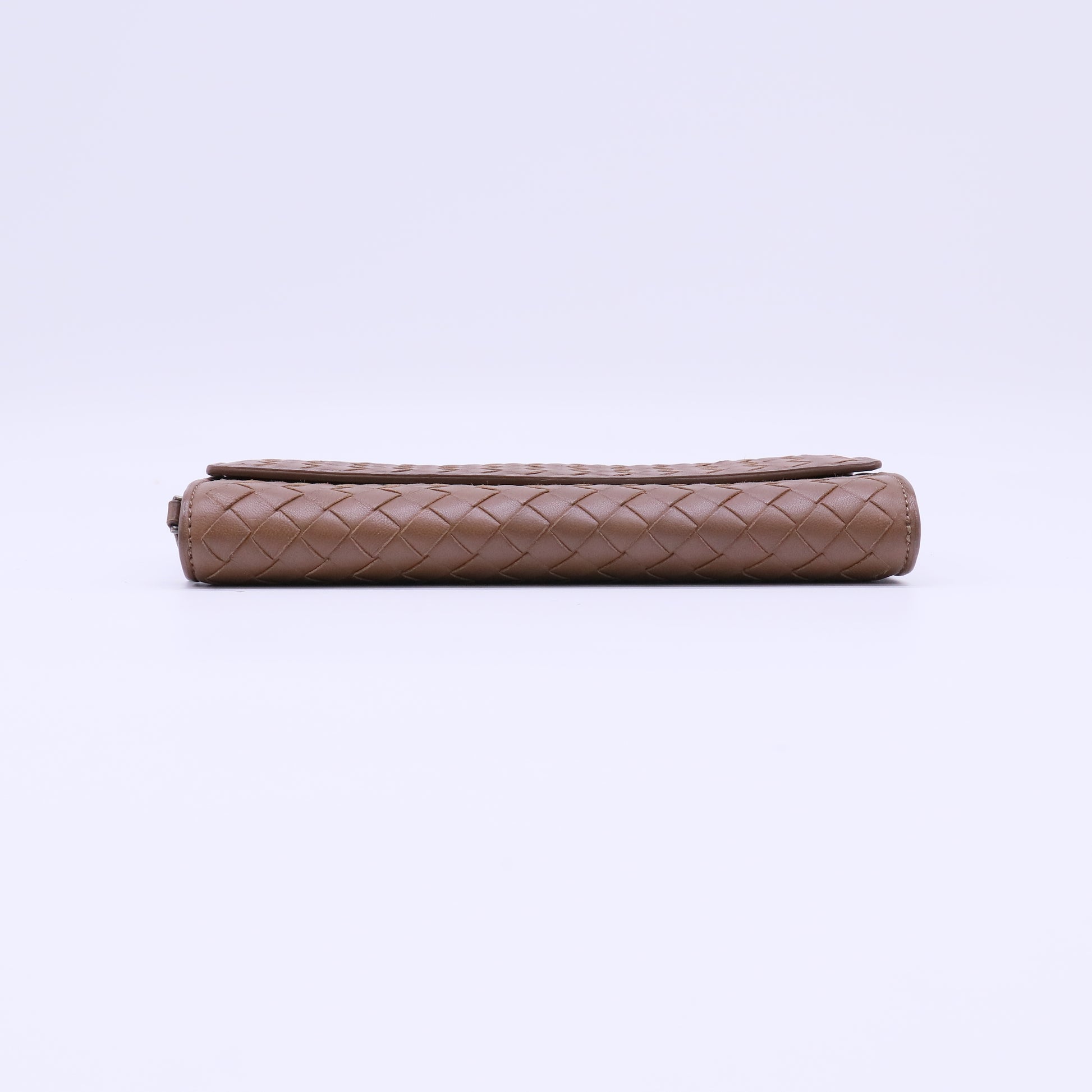 Bottega Veneta Blue Intrecciato Leather Continental W21702