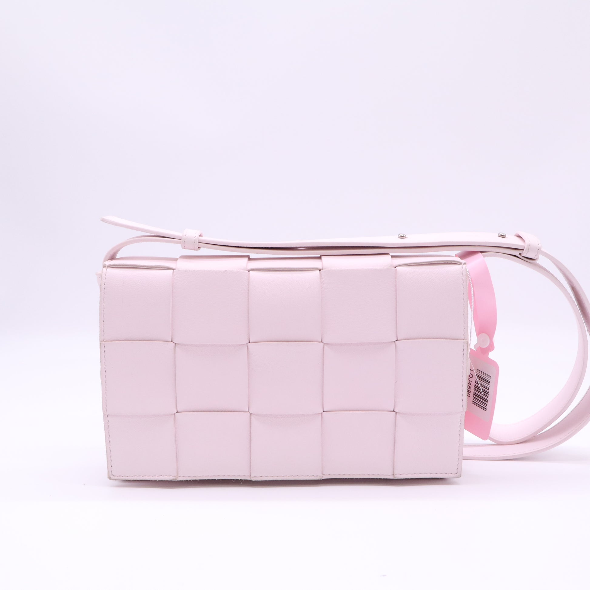 Cassette Crossbody Bag Maxi Intrecciato Leather Small Twins LDJ4599