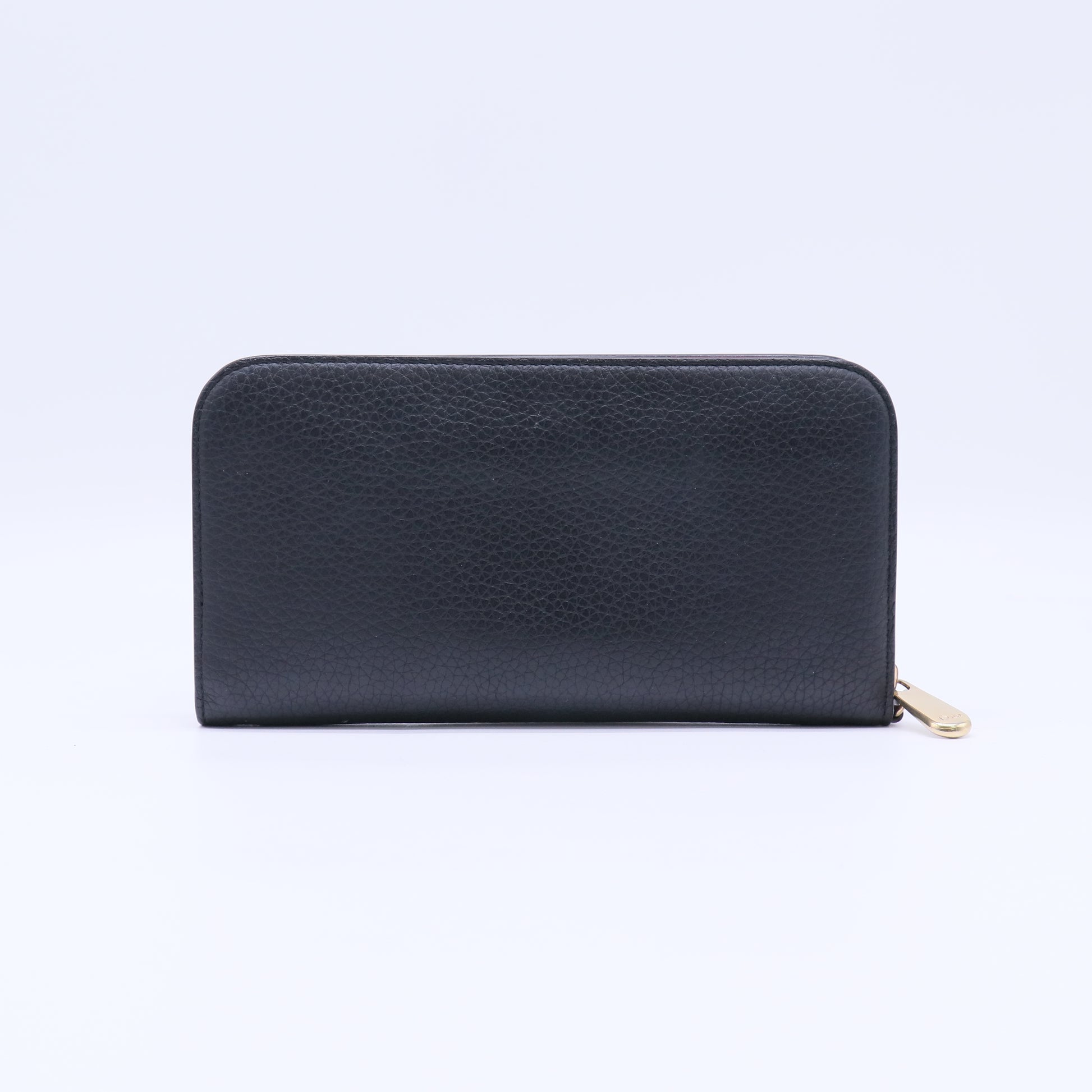 Dior Grained Leather Zip Around Wallet W21618