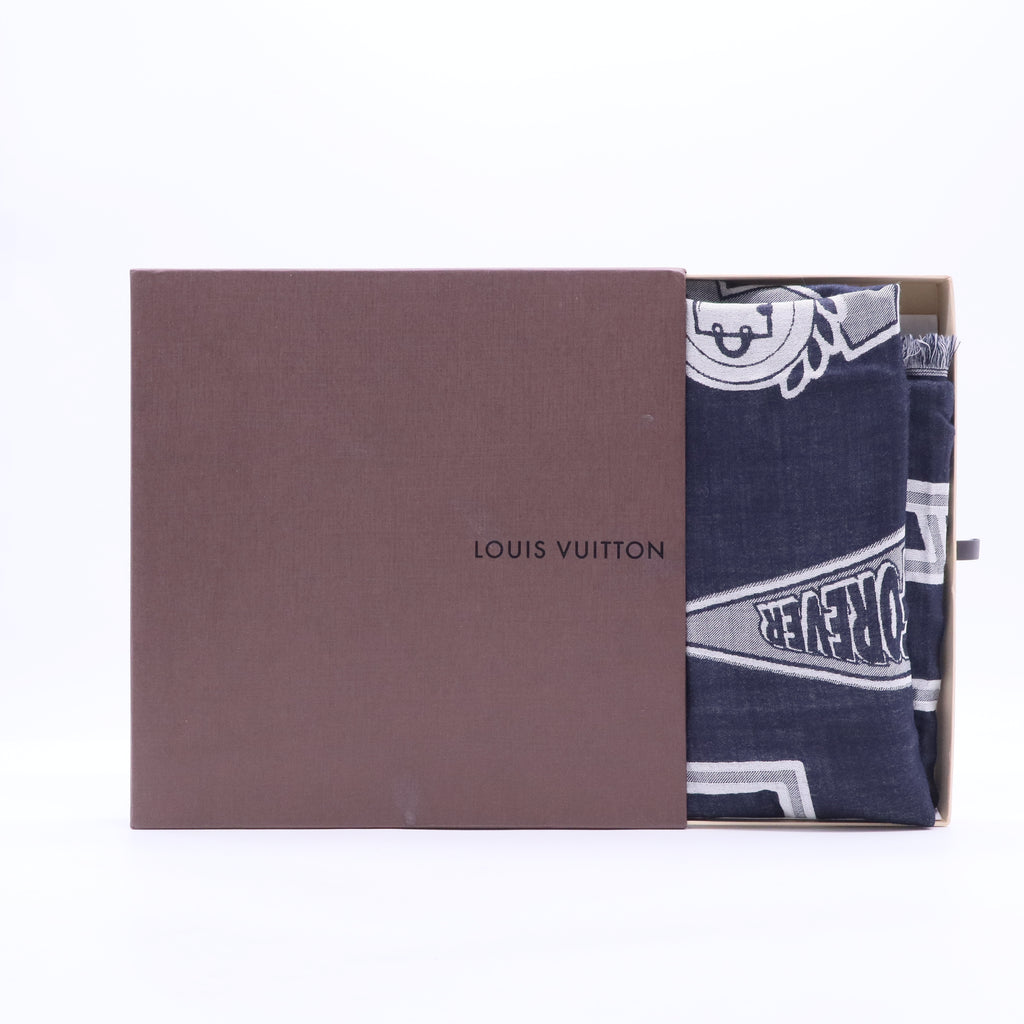 Ivy League Navy Men's Scarf