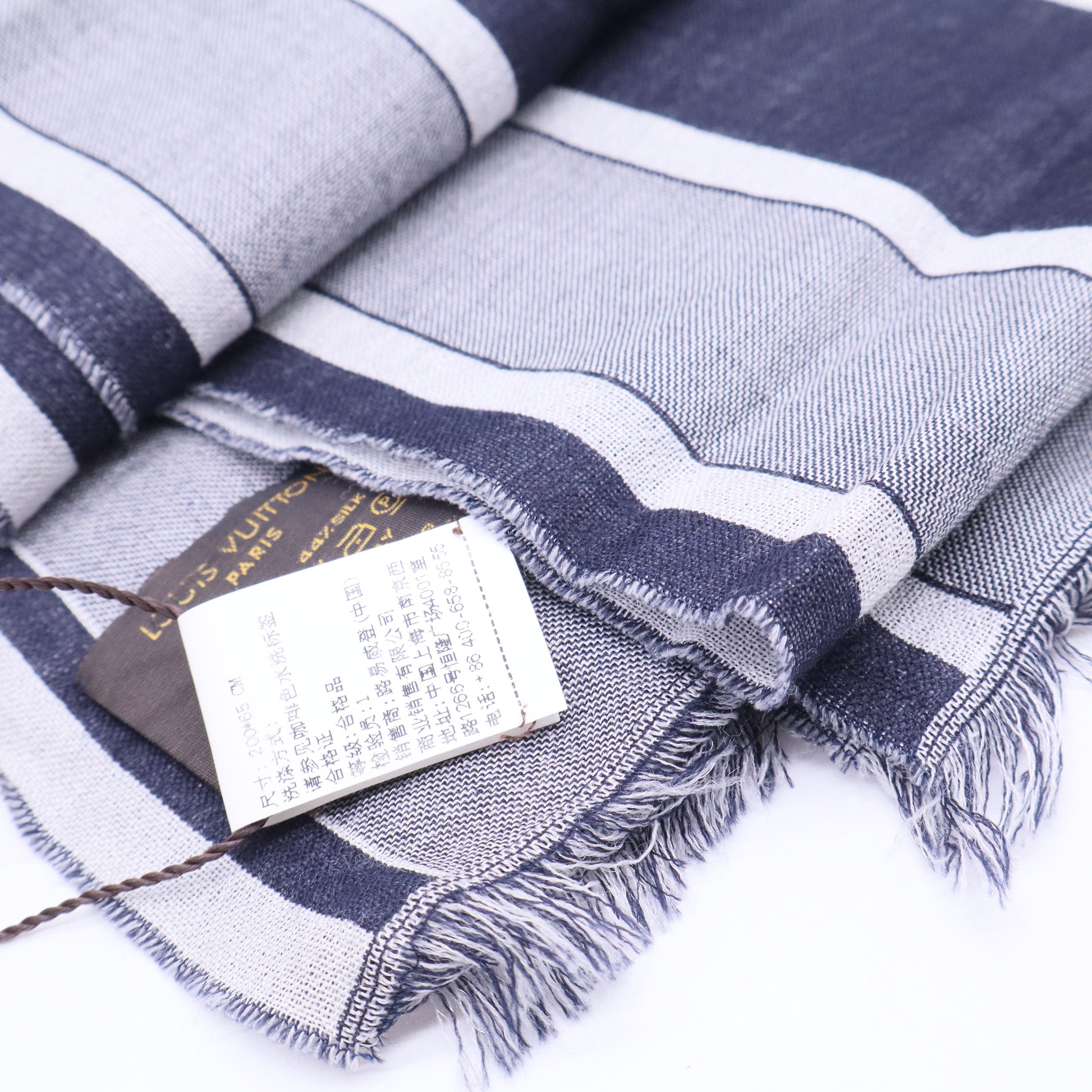 Ivy League Navy Men's Scarf