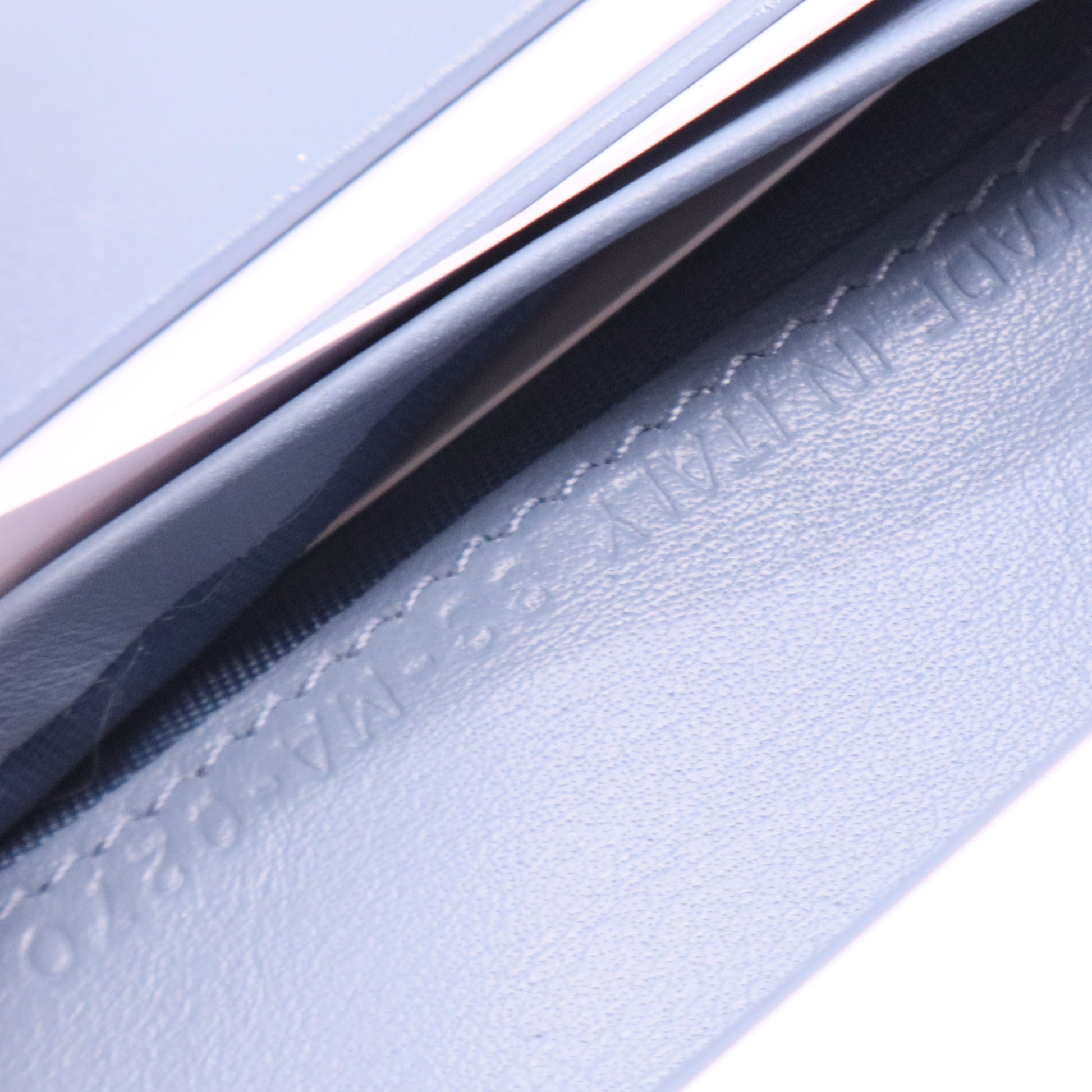 Christian Dior Cannage Pattern Patent Leather Wallet twins