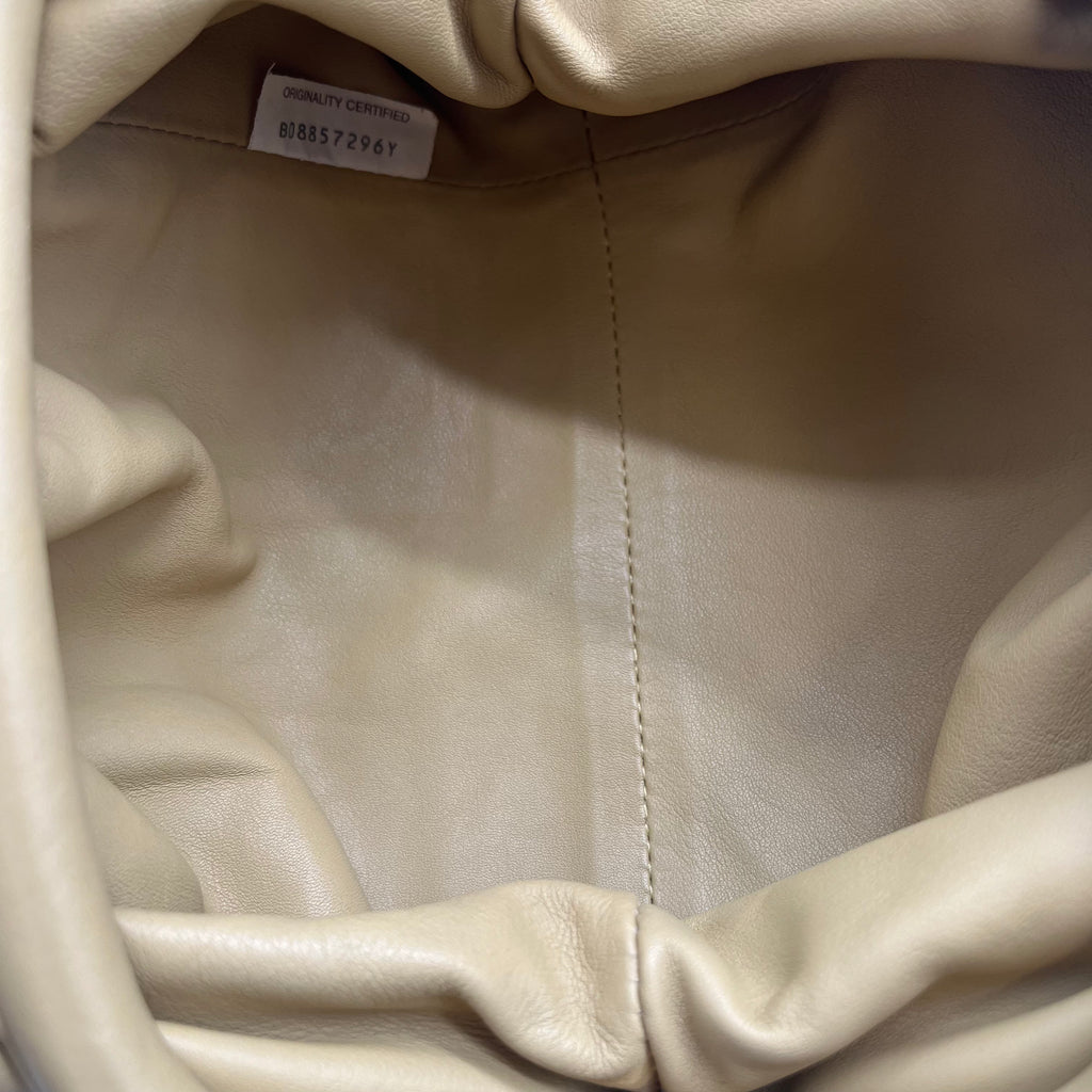 Leather Crossbody Bags The Pouch Drawstring Beige twins