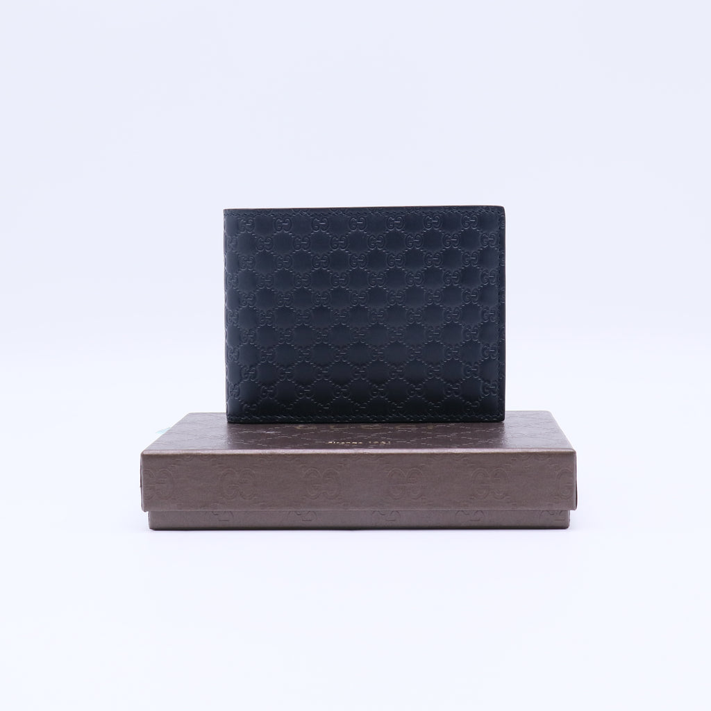 Gucci Microguccissima Leather Bi-Fold Wallet W21803