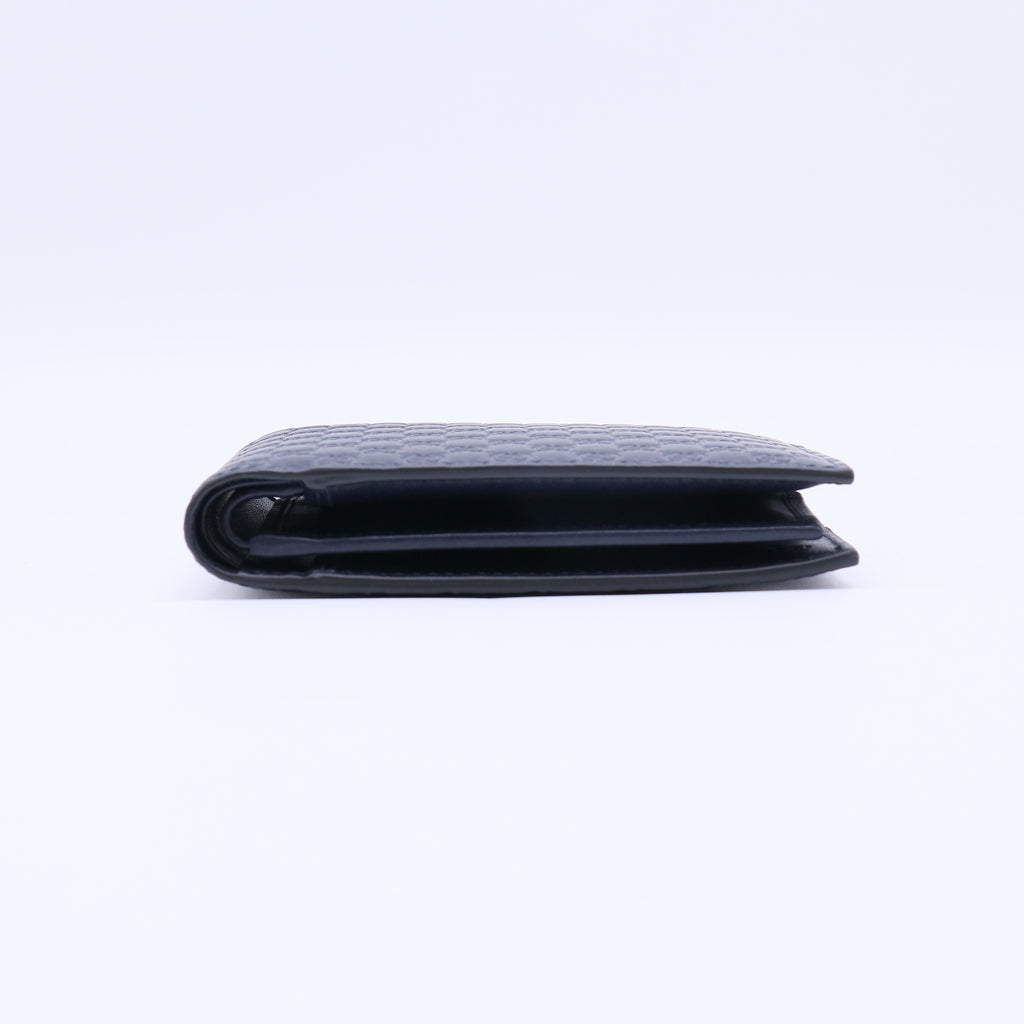 Gucci Microguccissima Leather Bi-Fold Wallet W21803
