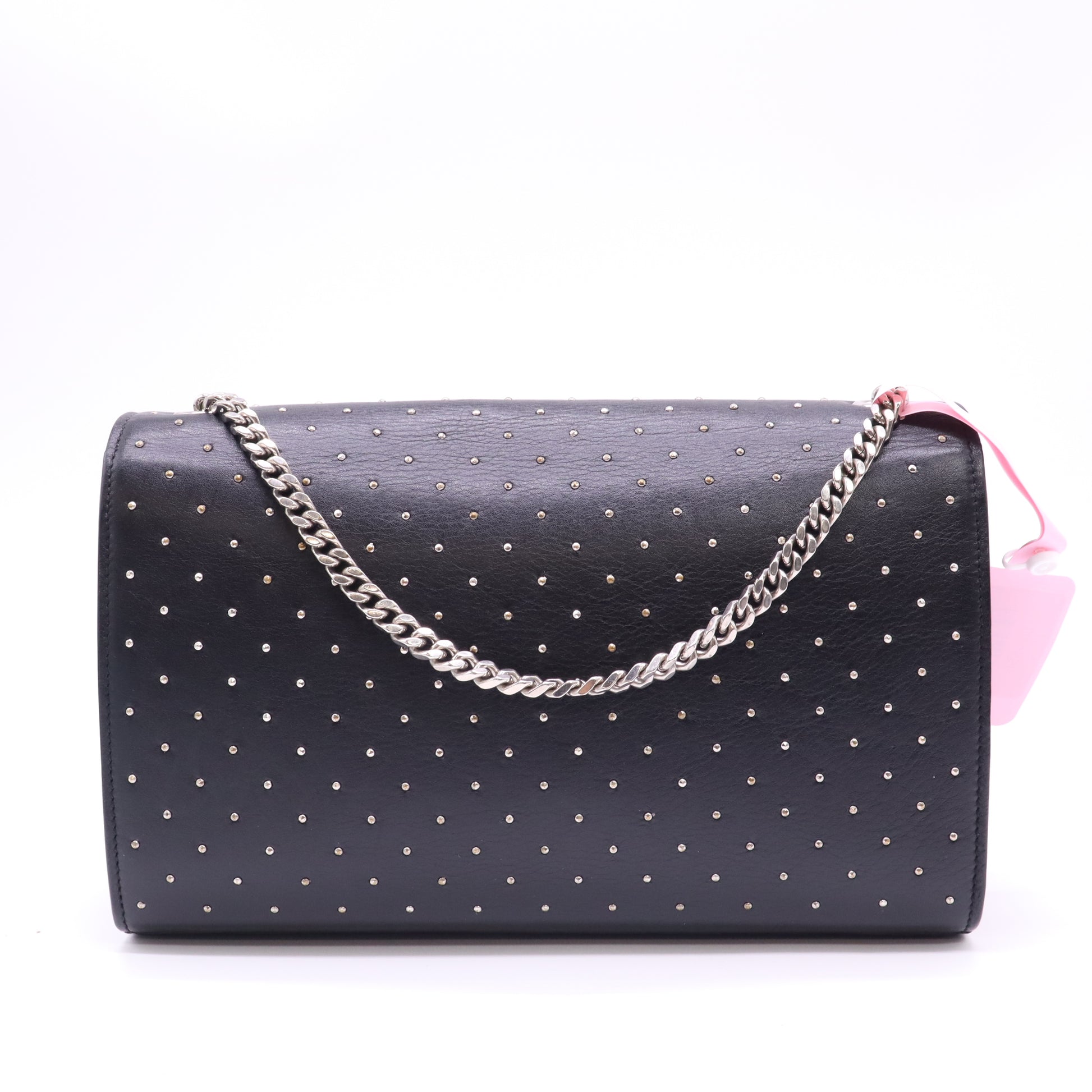 Saint Laurent Grain De Poudre Studded Medium Monogram Kate BagTwins LDJ4555
