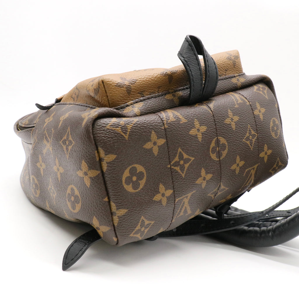 Louis Vuitton Monogram Canvas Reverse Palm Springs PM Backpack Bag twins LDZ581