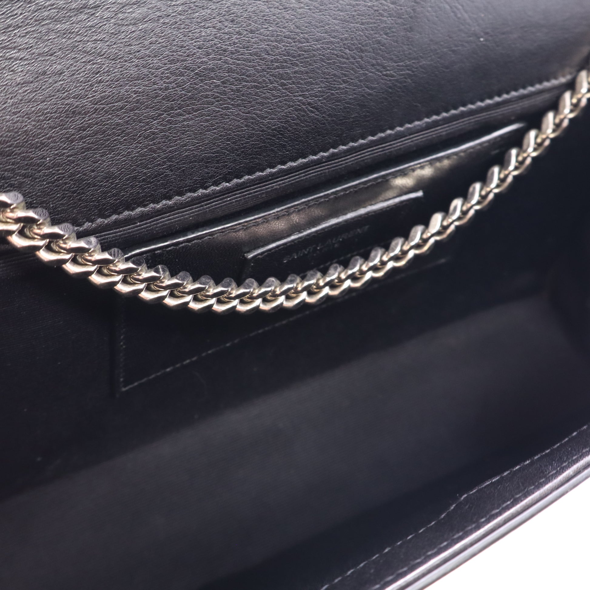 Saint Laurent Grain De Poudre Studded Medium Monogram Kate BagTwins LDJ4555