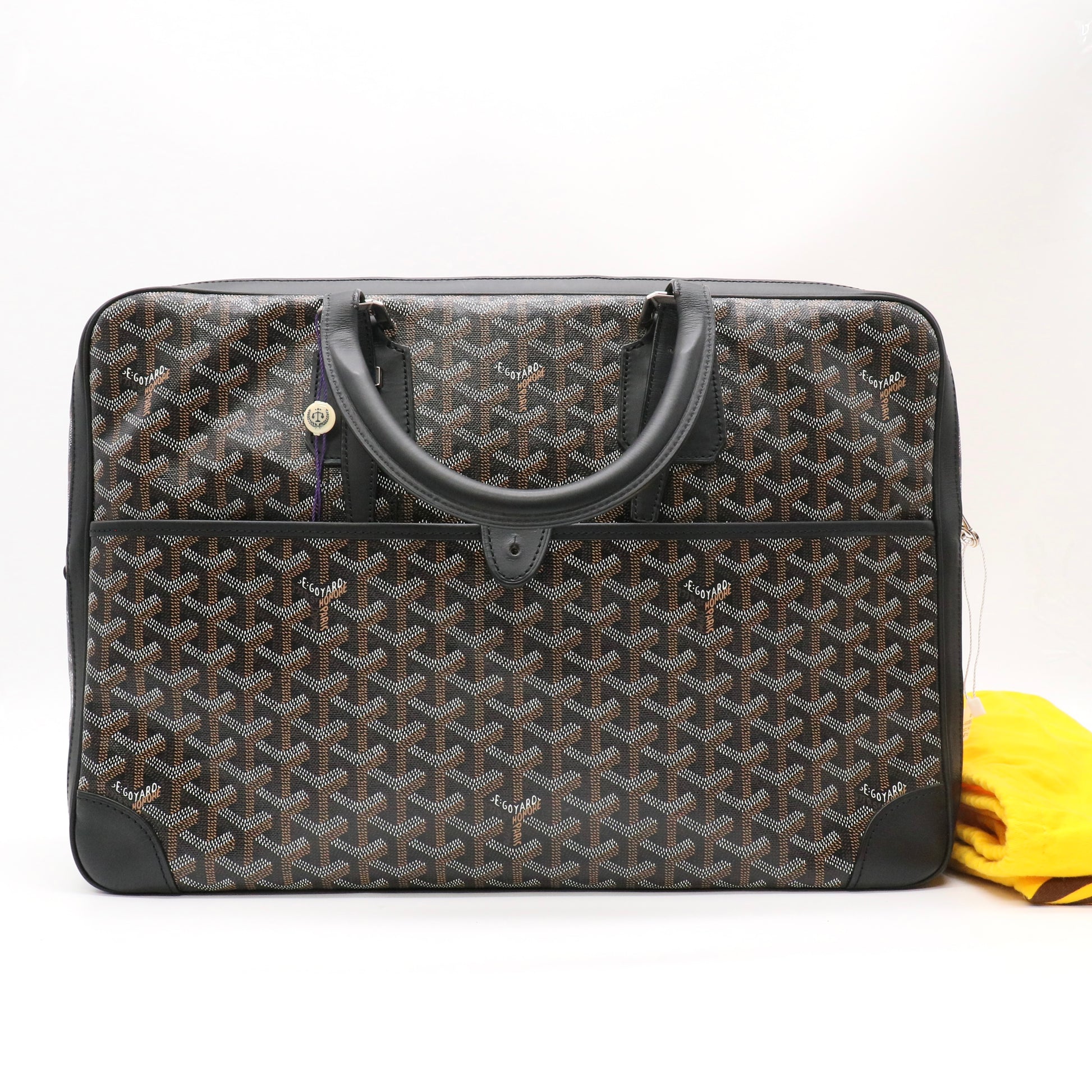 Goyardine Ambassade Briefcase Black twins LDZ579