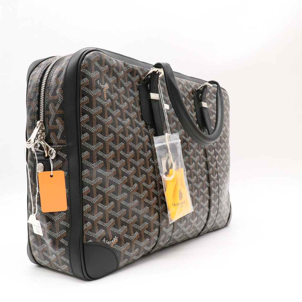 Goyardine Ambassade Briefcase Black twins LDZ579