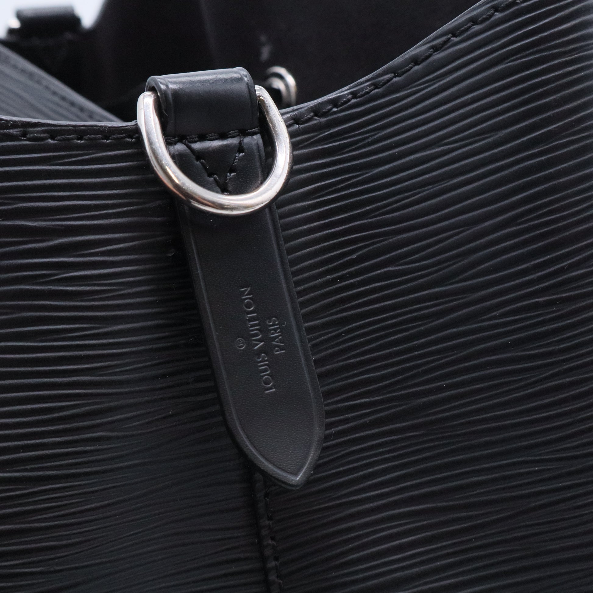 Black Epi Leather NeoNoe Bag