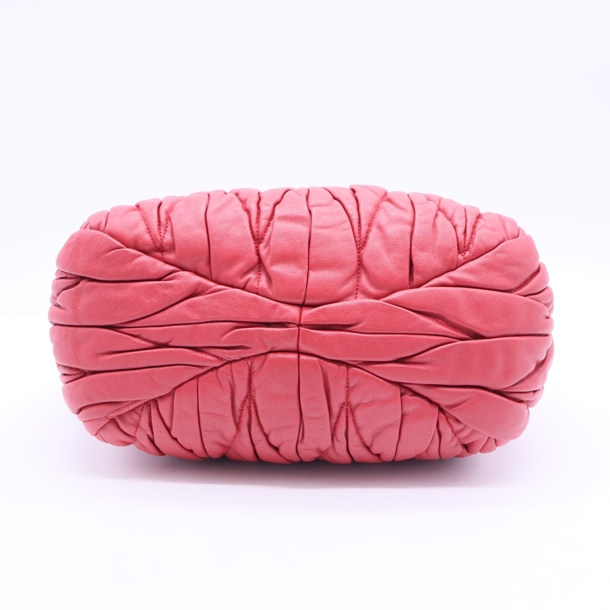 Matelasse Hand Bag Leather 2way