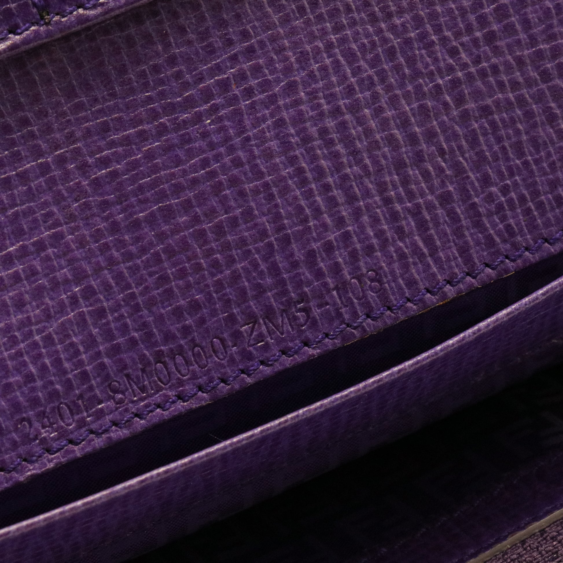 obacco Zucca Coated Canvas Flap Continental Wallet