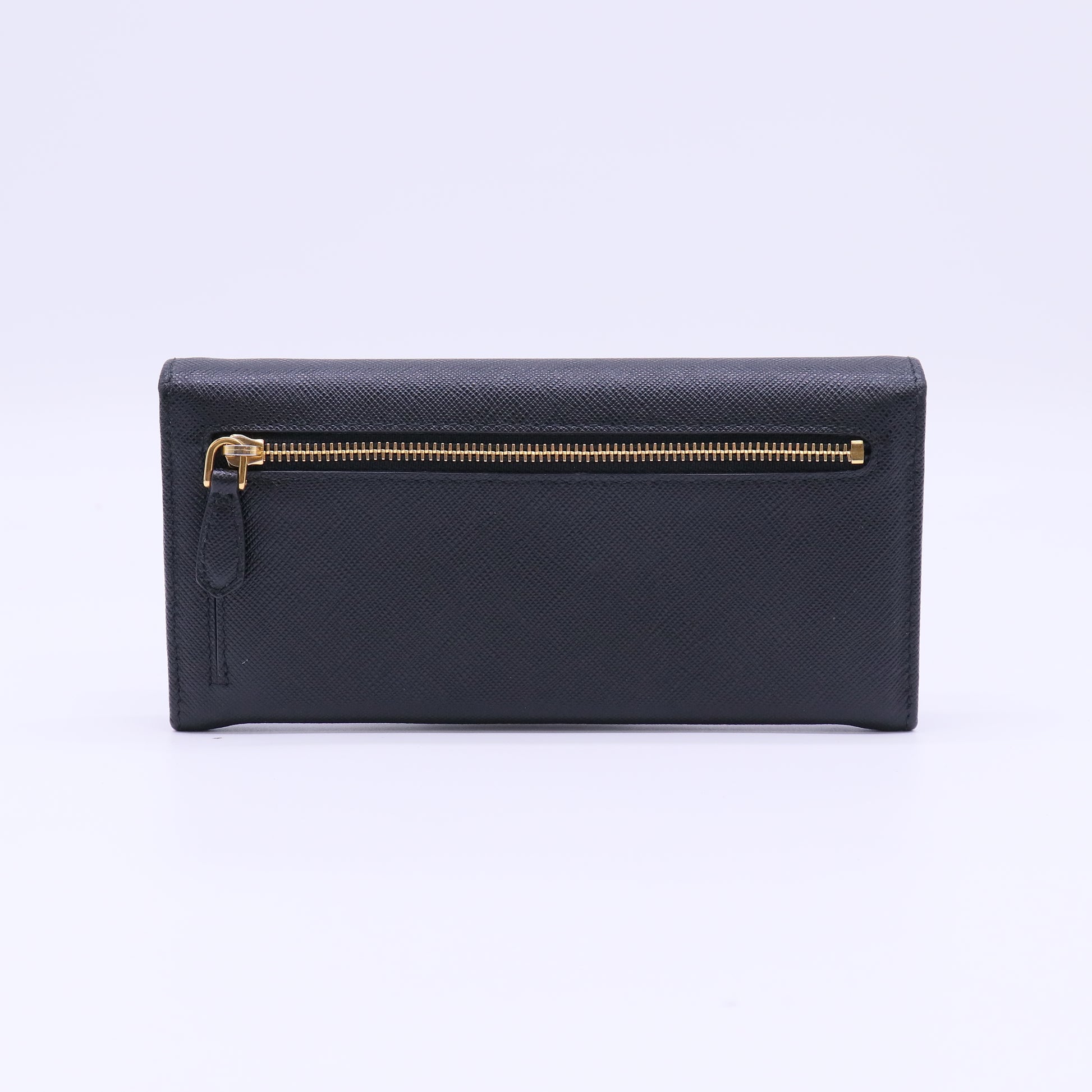 Prada Saffiano Leather Continental Flap Wallet W21983