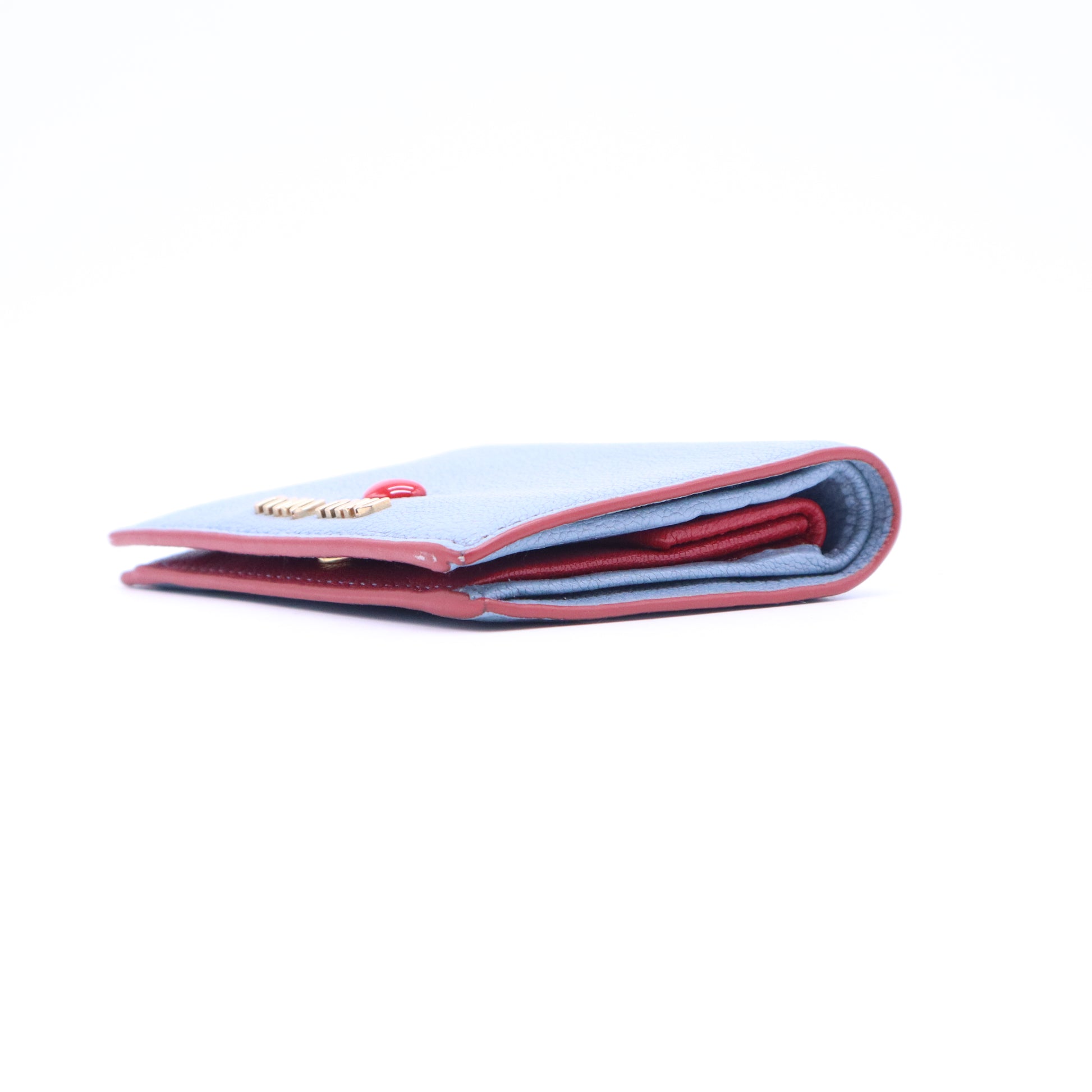 Miu Miu Madras Love Leather Wallet W20891