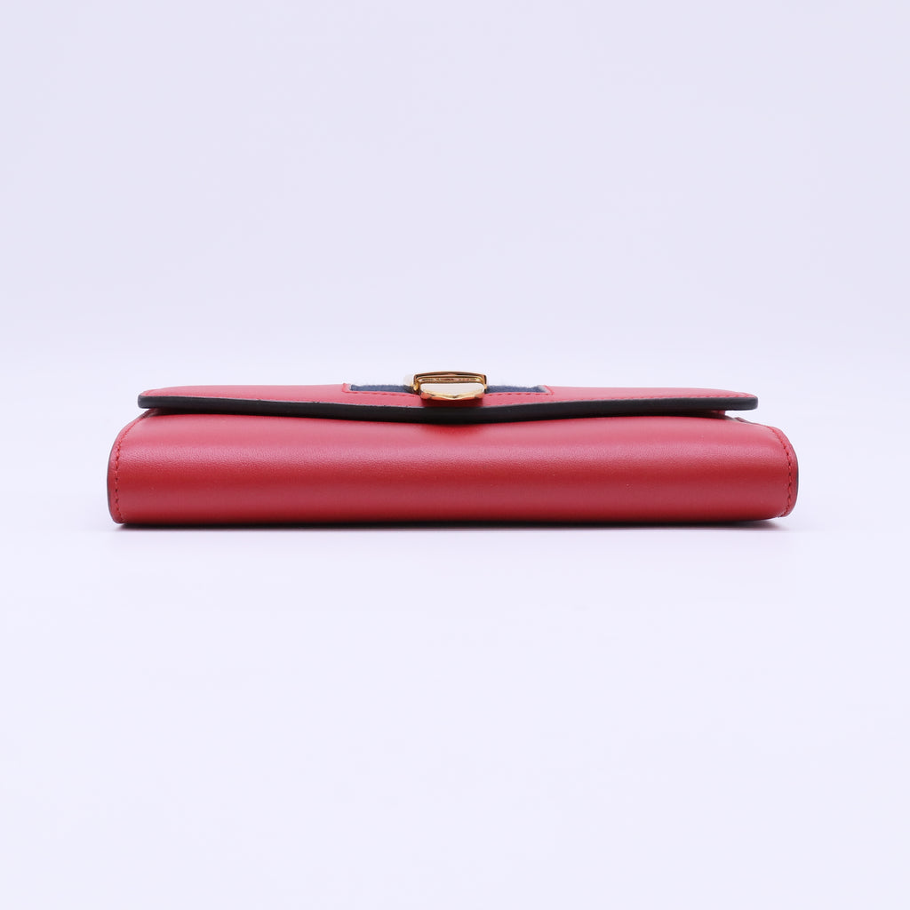 Gucci Sylvie Leather Continental Wallet W22061
