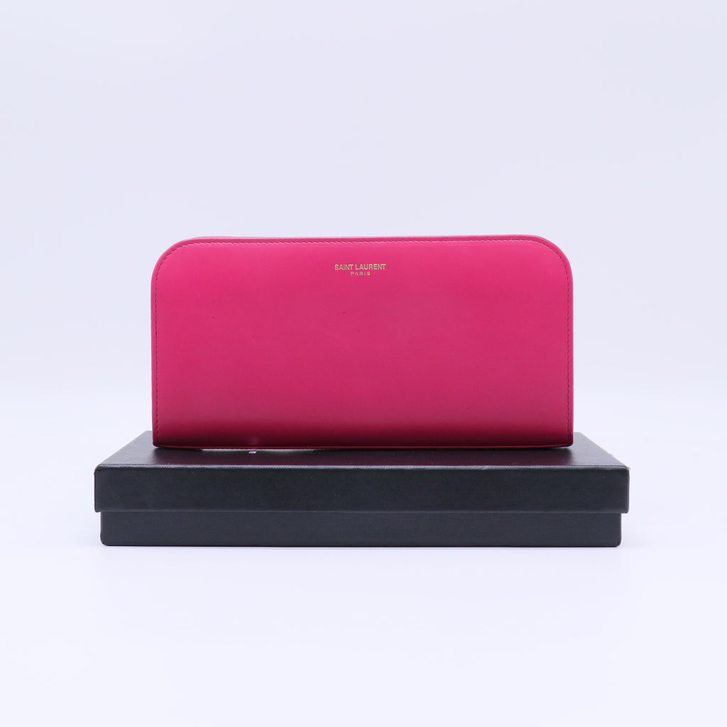 Saint Laurent Large Zip Around Wallet W21692