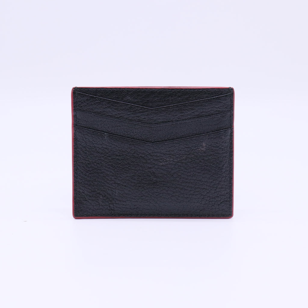 Miu Miu Madras Forever Leather Heart Card Holder W22015